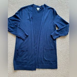 J Crew Factory 100% Cotton Cardigan